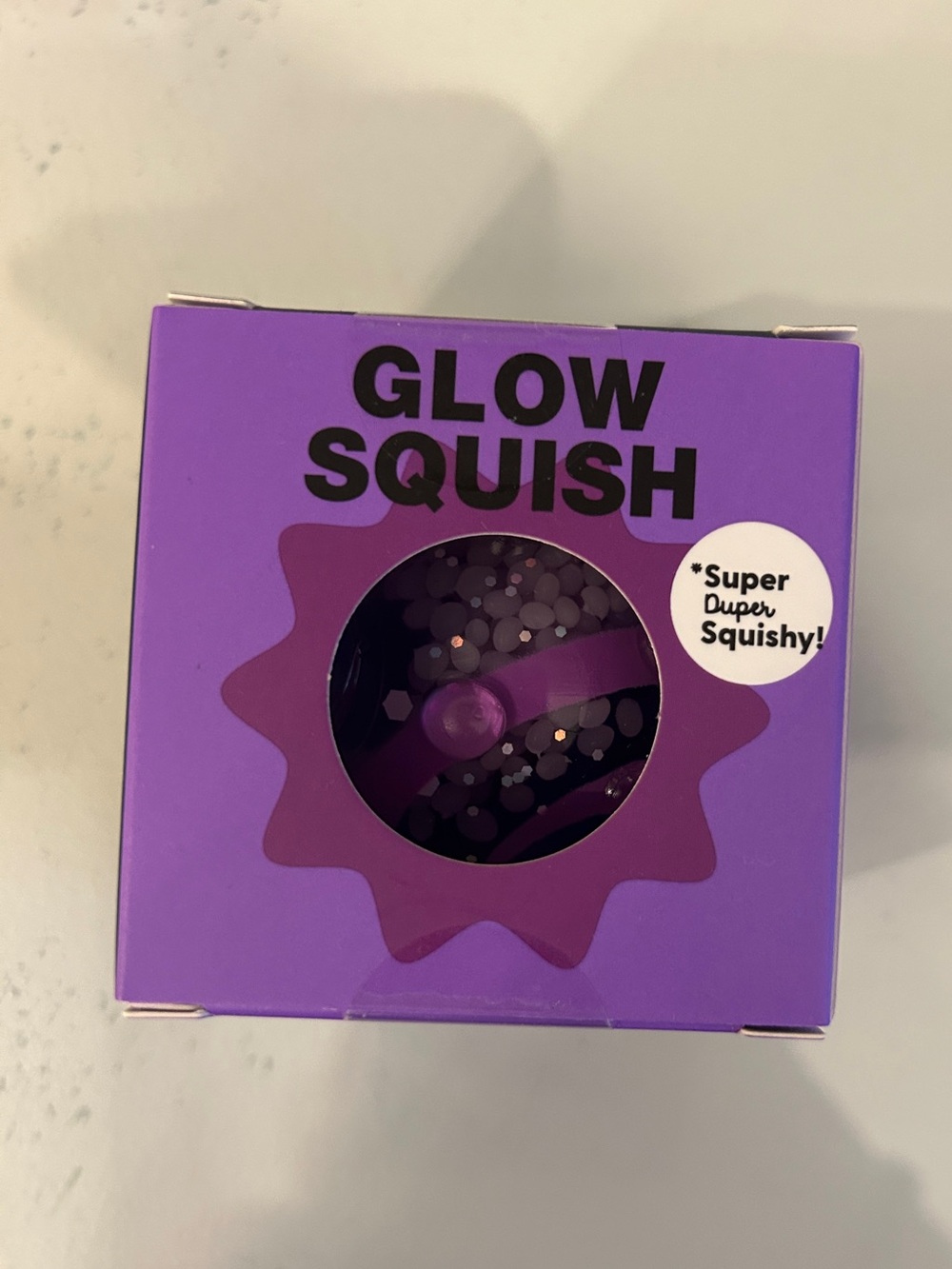 J’adore Glow Squish Purple Squishy Toy